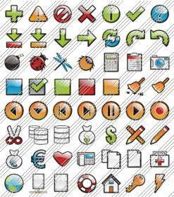 Button Icons Examples Of Vertical Scroll Flash Carousels