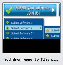 Add Drop Menu To Flash Template
