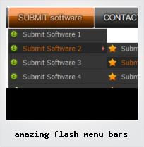 Amazing Flash Menu Bars