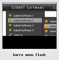 Barre Menu Flash Barre Menu Flash