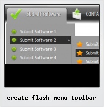 Create Flash Menu Toolbar