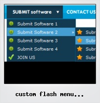 Custom Flash Menu Mouseover Click