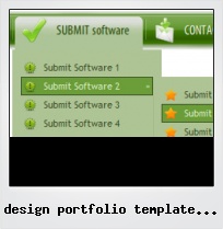 Design Portfolio Template Flash Navigation Design Portfolio Template Flash Navigation