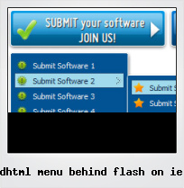 Dhtml Menu Behind Flash On Ie