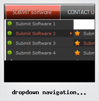 Dropdown Navigation Templates Flash