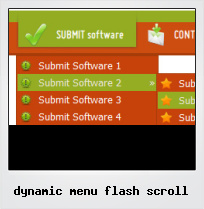 Dynamic Menu Flash Scroll