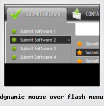Dynamic Mouse Over Flash Menu