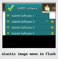 Elastic Image Menu In Flash