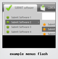 Example Menus Flash