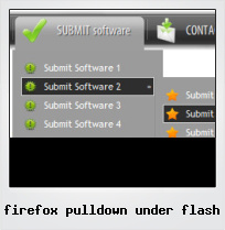 Firefox Pulldown Under Flash
