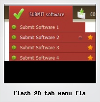 Flash 20 Tab Menu Fla