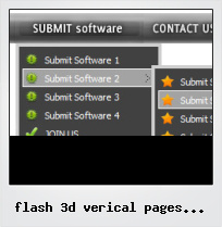 Flash 3d Verical Pages Template Website