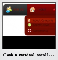 Flash 8 Vertical Scroll Down Menu