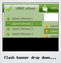 Flash Banner Drop Down Menu Problem