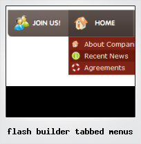 Flash Builder Tabbed Menus