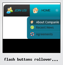 Flash Buttons Rollover Dropdown Tutorial