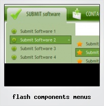 Flash Components Menus Flash Components Menus