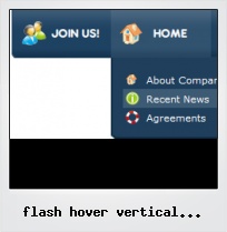 Flash Hover Vertical Mouseover Menu Actionscript 3