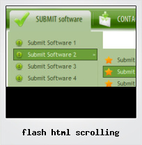 Flash Html Scrolling