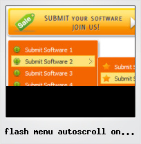 Flash Menu Autoscroll On Mouse Over