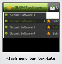 Flash Menu Bar Template