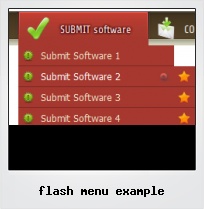 Flash Menu Example