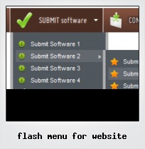 Flash Menu For Website Flash Menu For Website