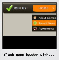 Flash Menu Header With Fla Source