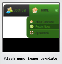 Flash Menu Image Template