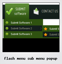 Flash Menu Sub Menu Popup
