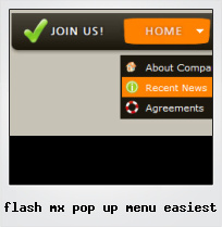 Flash Mx Pop Up Menu Easiest