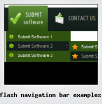 Flash Navigation Bar Examples