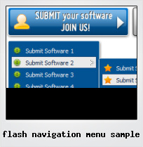 Flash Navigation Menu Sample