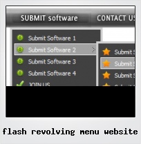 Flash Revolving Menu Website Flash Revolving Menu Website