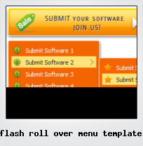 Flash Roll Over Menu Template