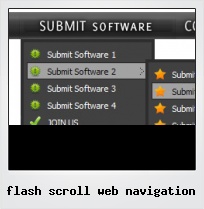Flash Scroll Web Navigation
