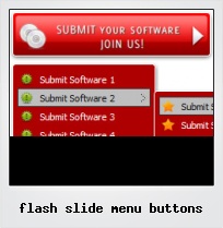 Flash Slide Menu Buttons Flash Slide Menu Buttons