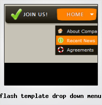 Flash Template Drop Down Menu Flash Template Drop Down Menu