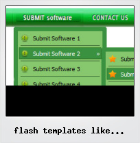 Flash Templates Like Kaspersky Menu