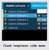 Flash Templates Side Menu Flash Templates Side Menu