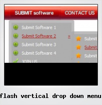 Flash Vertical Drop Down Menu Flash Vertical Drop Down Menu