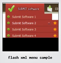Flash Xml Menu Sample