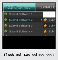 Flash Xml Two Column Menu