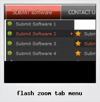 Flash Zoom Tab Menu