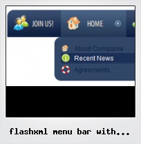 Flashxml Menu Bar With Submenus