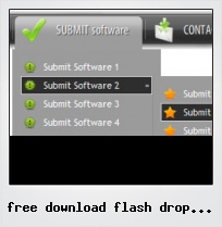Free Download Flash Drop Down Menu