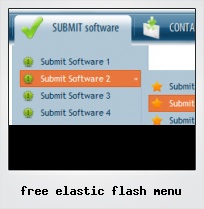 Free Elastic Flash Menu