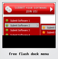 Free Flash Dock Menu Free Flash Dock Menu