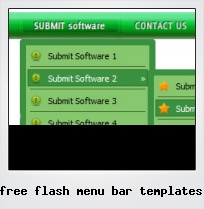 Free Flash Menu Bar Templates Free Flash Menu Bar Templates