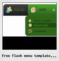 Free Flash Menu Template For Websites